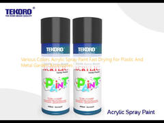 Various Colors Acrylic Spray Paint Fast Drying For Plastic And Metal Garden Accessories
