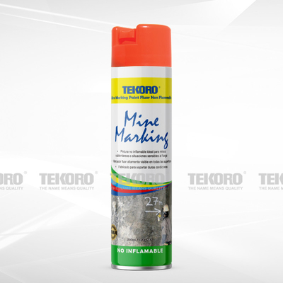 500ml Cat Tanda Tanah Tidak mudah terbakar Hard Dry 30 Min Adhesi Grade 1 Fast-Drying