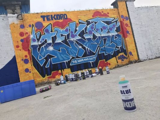 Versatile Substrate Use CE RoHS SGS Certified Acrylic Base Graffiti Spray Paint and Aerosol Spray Paint