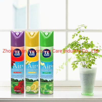 Tekoro Air Freshener Aerosol Spray dengan Aroma Alami untuk Penggunaan Multifungsi dan Sertifikasi CE, RoHS, SGS, GMP