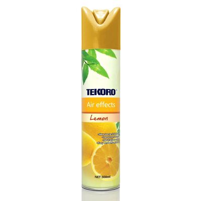 Tekoro Natural Fragrance Air Freshener Home Aerosol Spray dengan sertifikasi CE, RoHS, SGS, GMP dalam kapasitas 250ml atau 300ml