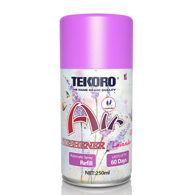 Tekoro Coffee Flavour Air Freshener Automatic Spray Refill dengan kapasitas 200ml dan sertifikasi CE, RoHS, SGS, GMP