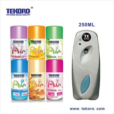 Freshener Udara Otomatis dengan Rasa Lemon dan Kapasitas ≥200ml - CE, RoHS, SGS, GMP Sertifikasi Aerosol Spray Refill