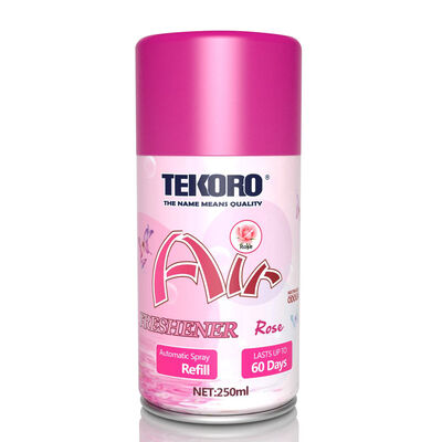 Automatic Air Freshener Aerosol Spray Refill with Coffee Odor Type, ≥200ml Kapasitas dan Sertifikasi CE, RoHS, SGS, GMP