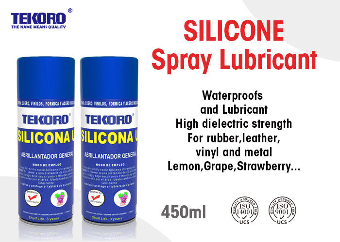 Lubrikan Semprotan Silikon Lesu untuk Kulit Formica Vinyl dan Baja Berkualitas 3 Tahun Status Semprot Lesu